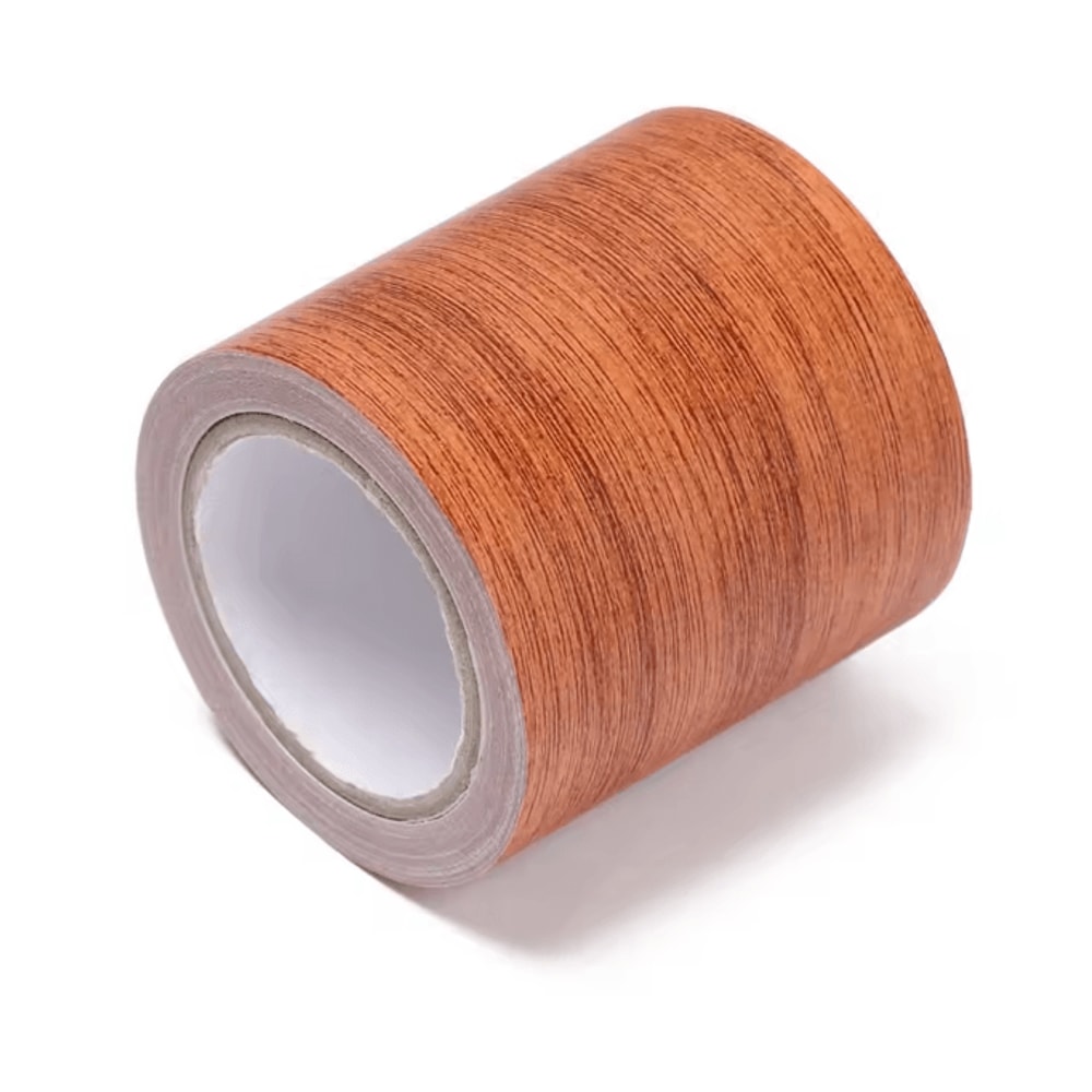 WoodTrim Self Adhesive Skirting Tape Wood Grain Wall And Floor Repair Strip 5M 16