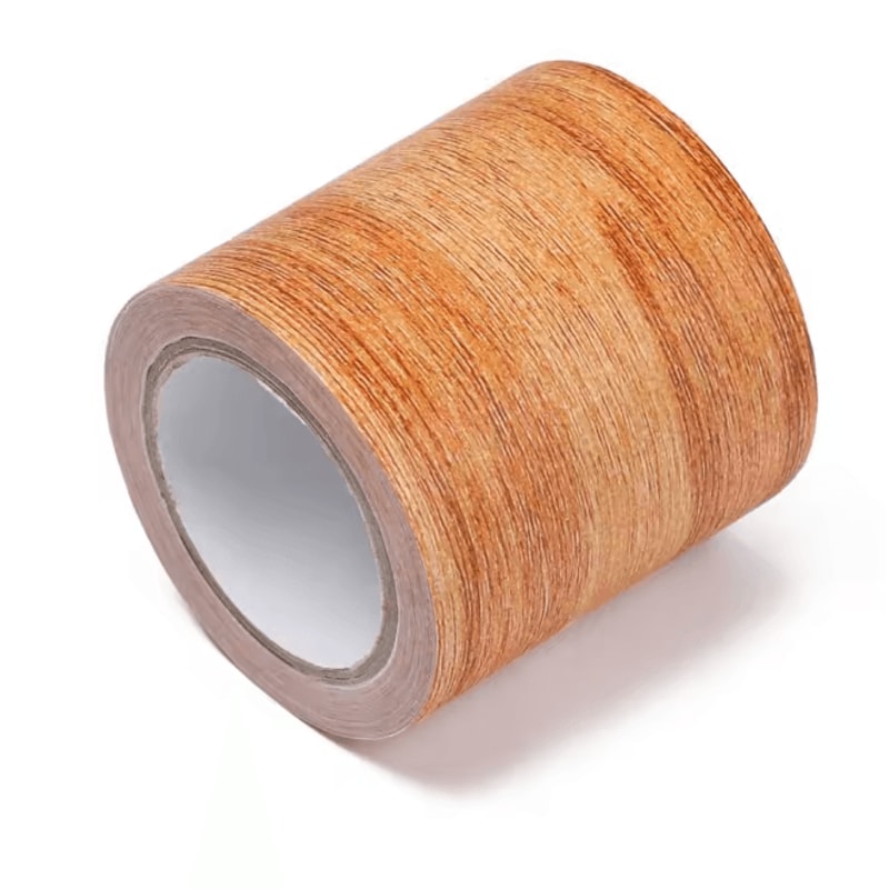 WoodTrim Self Adhesive Skirting Tape Wood Grain Wall And Floor Repair Strip 5M 17