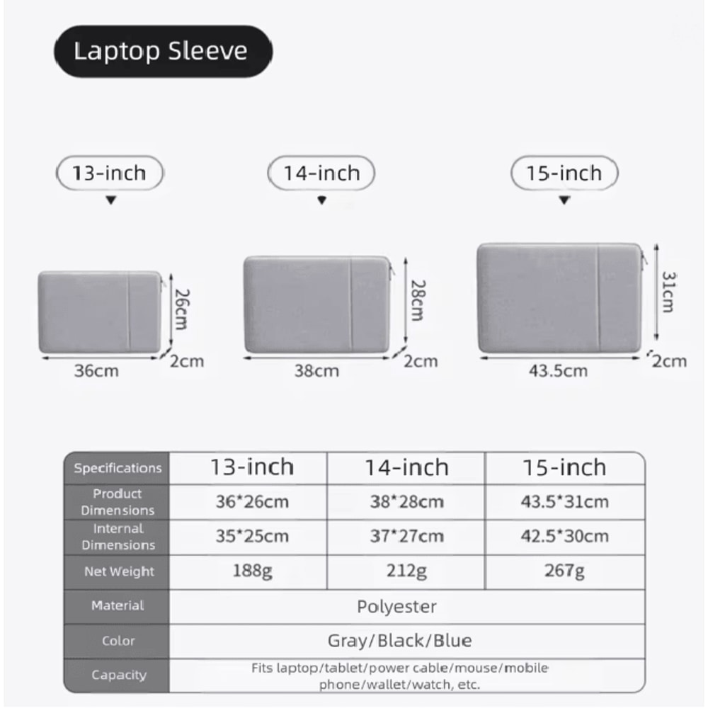 SafeCarry Shockproof Laptop Sleeve Water Resistant Tablet And Laptop Case 3