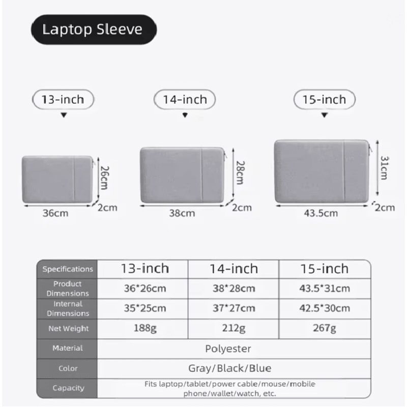 SafeCarry Shockproof Laptop Sleeve Water Resistant Tablet And Laptop Case 3