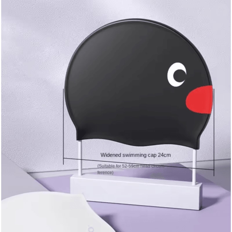 AquaShield Silicone Swimming Cap Waterproof Elastic Ear Protection Hat 4