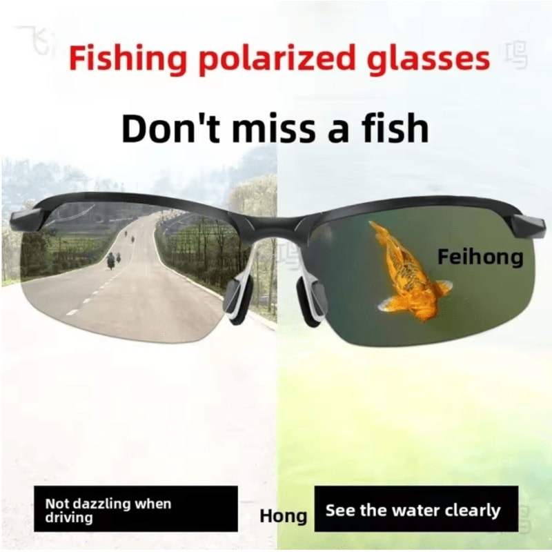 ClearSight Polarized Fishing Glasses Underwater Vision Sunglasses For Men 0