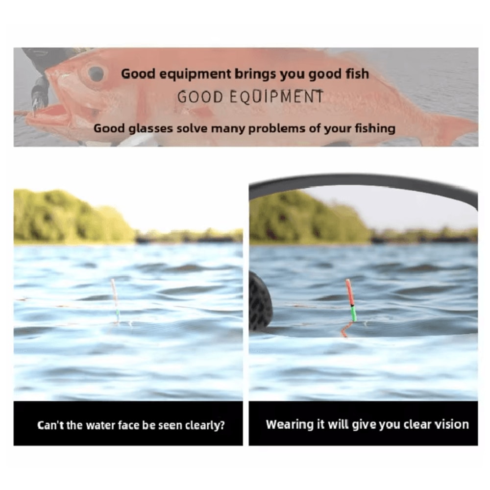 ClearSight Polarized Fishing Glasses Underwater Vision Sunglasses For Men 2