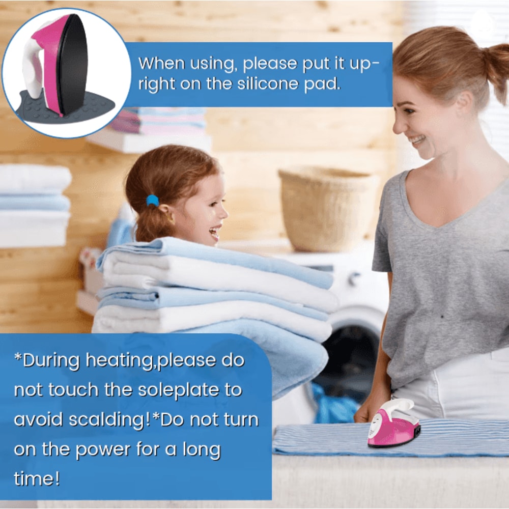 MiniPress Portable Craft Iron Small Heat Press For Sewing And Clothes 4