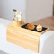 BambooGrip Couch Cup Holder Sofa Armrest Tray Anti Slip Foldable Organizer 6