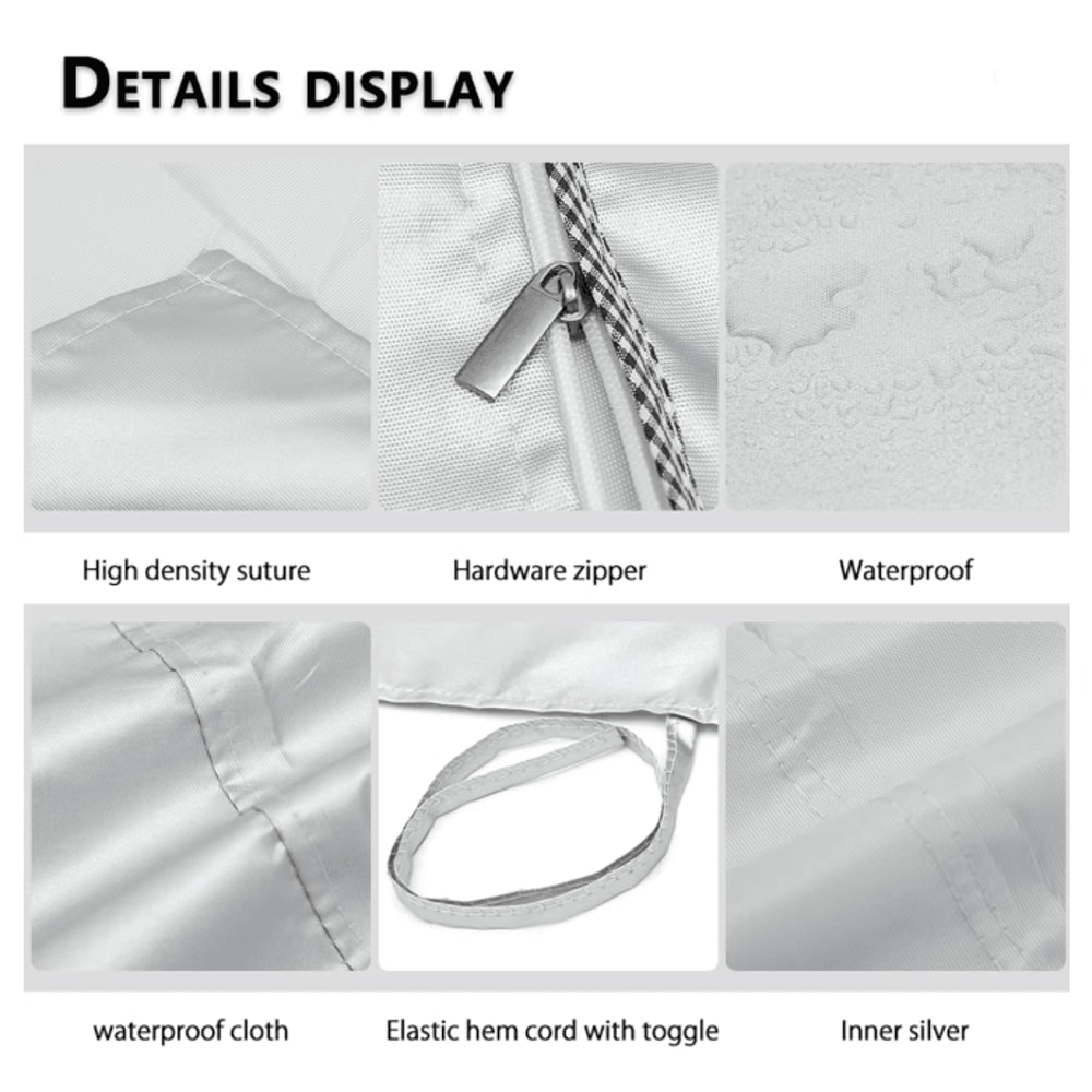 ShieldPro Waterproof Washing Machine Cover Dustproof Sun Protection Laundry Protector 1