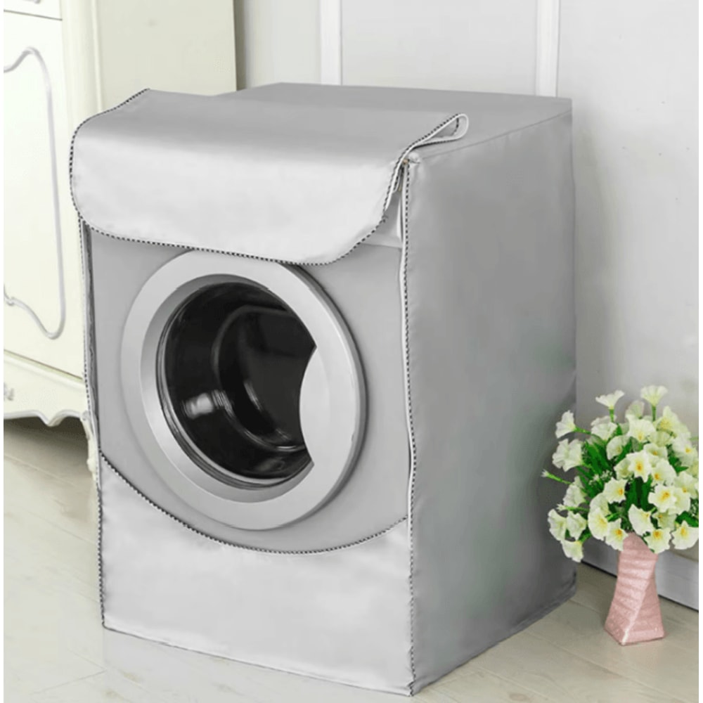 ShieldPro Waterproof Washing Machine Cover Dustproof Sun Protection Laundry Protector 3