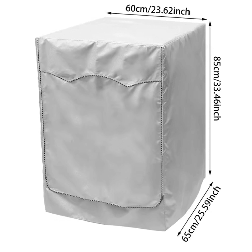 ShieldPro Waterproof Washing Machine Cover Dustproof Sun Protection Laundry Protector 4