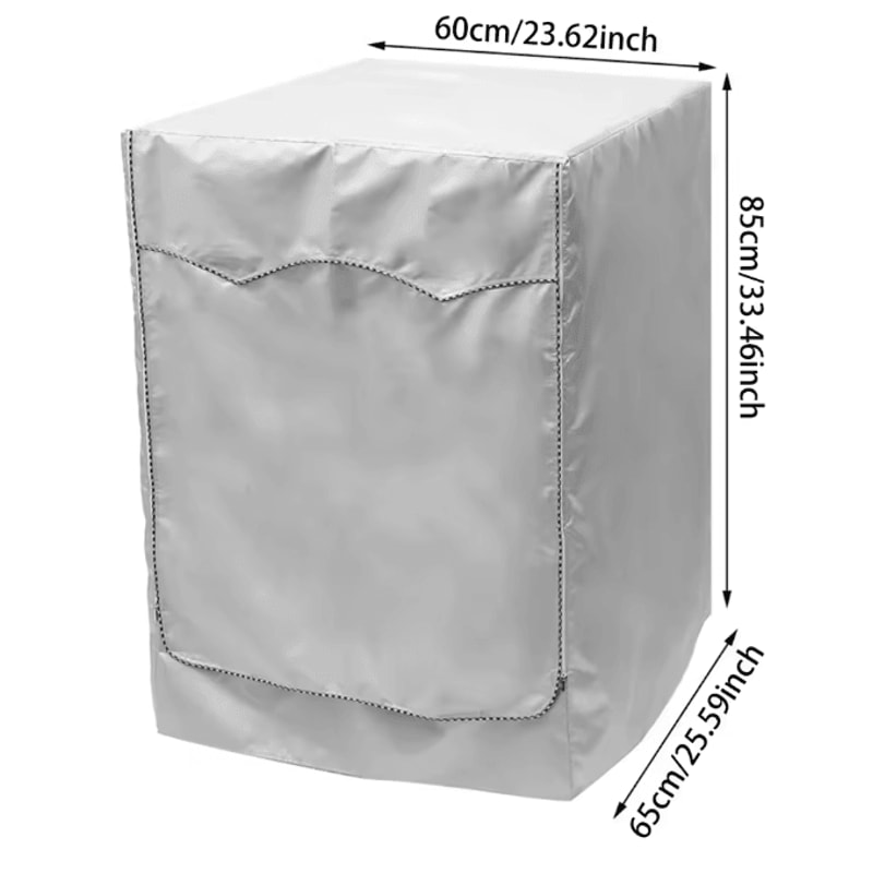 ShieldPro Waterproof Washing Machine Cover Dustproof Sun Protection Laundry Protector 4
