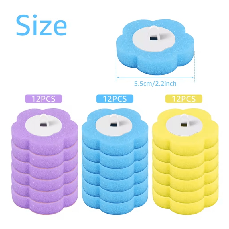 CleanSnap Disposable Toilet Brush Kit Long Handle Wall Mounted Cleaning Set 10