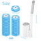 CleanSnap Disposable Toilet Brush Kit Long Handle Wall Mounted Cleaning Set 11