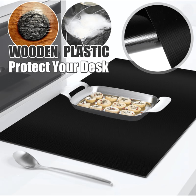 HeatGuard Induction Cooker Silicone Cover Non Slip Cooktop Protector Mat 1