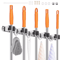 SteelHold Wall Mounted Mop And Broom Organizer Stainless Steel Holder 0