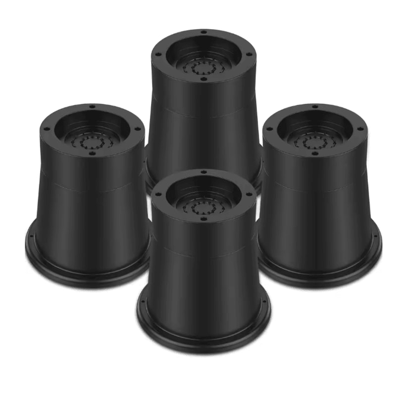 LiftPro Heavy Duty Furniture Risers Rubber Sofa Bed Cabinet Feet Set 4