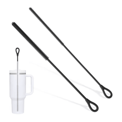 cleansip silicone straw cleaning brushes long handle deep cleaning set