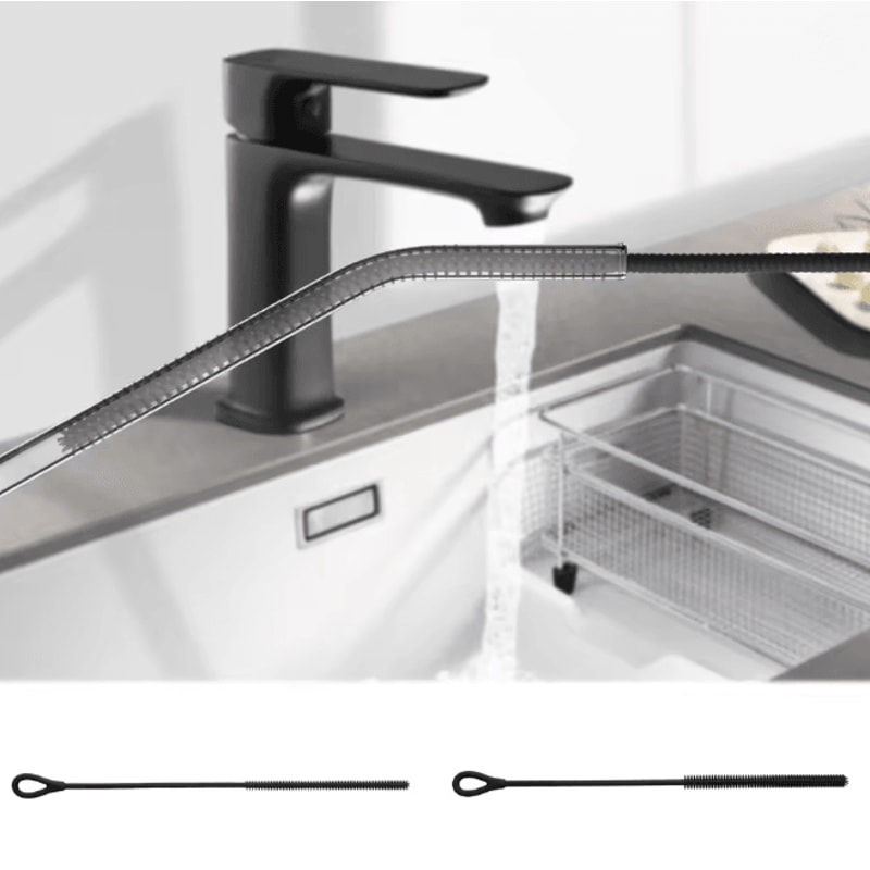 CleanSip Silicone Straw Cleaning Brushes Long Handle Deep Cleaning Set 1