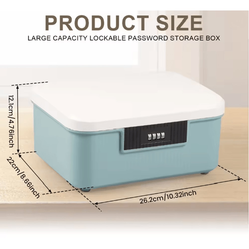 SecureLock Digital Password Safe Box Portable Home Security Storage 9