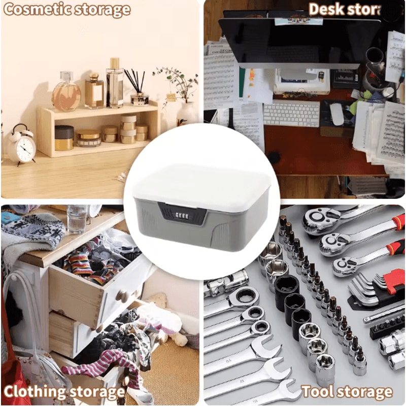 SecureLock Digital Password Safe Box Portable Home Security Storage 3