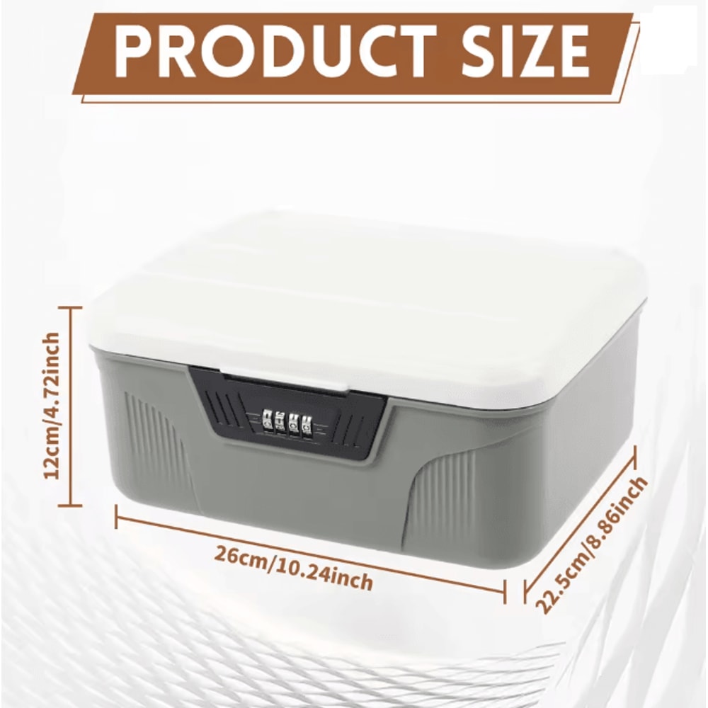SecureLock Digital Password Safe Box Portable Home Security Storage 4