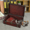 HeritageWood Vintage Treasure Chest Wooden Keepsake Storage Box 3