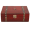 HeritageWood Vintage Treasure Chest Wooden Keepsake Storage Box 5