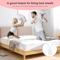 SecureFit Adjustable Bed Sheet Holders Straps With Clips 4 Piece Set 3