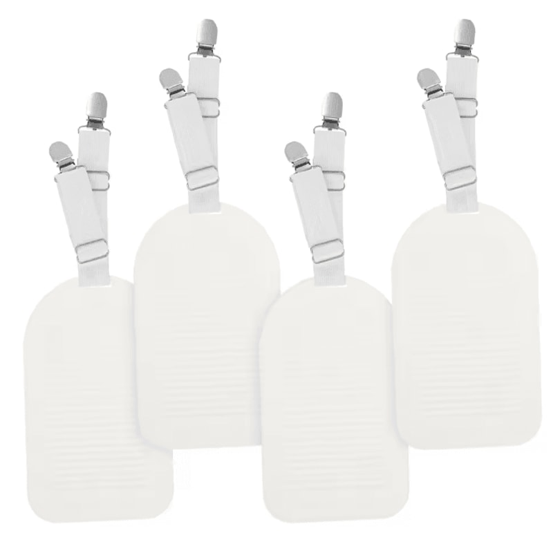 SecureFit Adjustable Bed Sheet Holders Straps With Clips 4 Piece Set 4