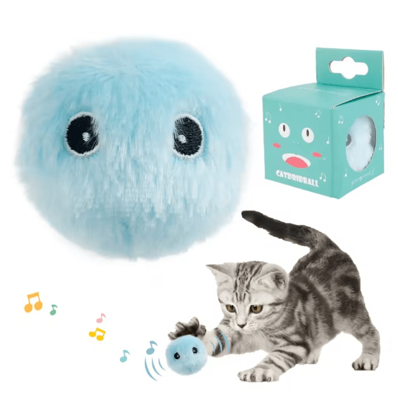 PlayPurr Smart Interactive Cat Toy Ball With Sound And Catnip 6