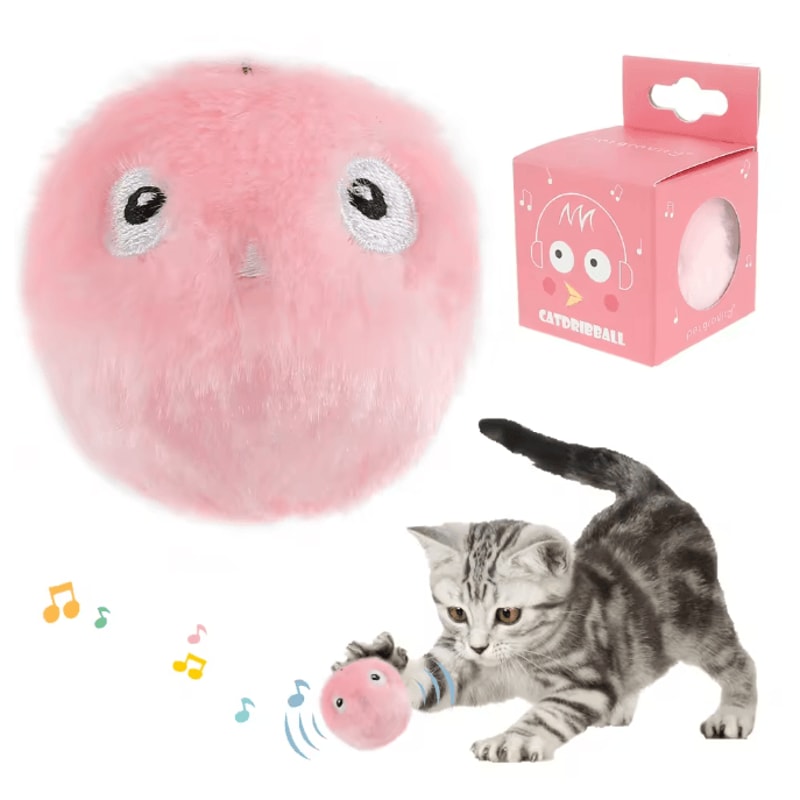 PlayPurr Smart Interactive Cat Toy Ball With Sound And Catnip 7