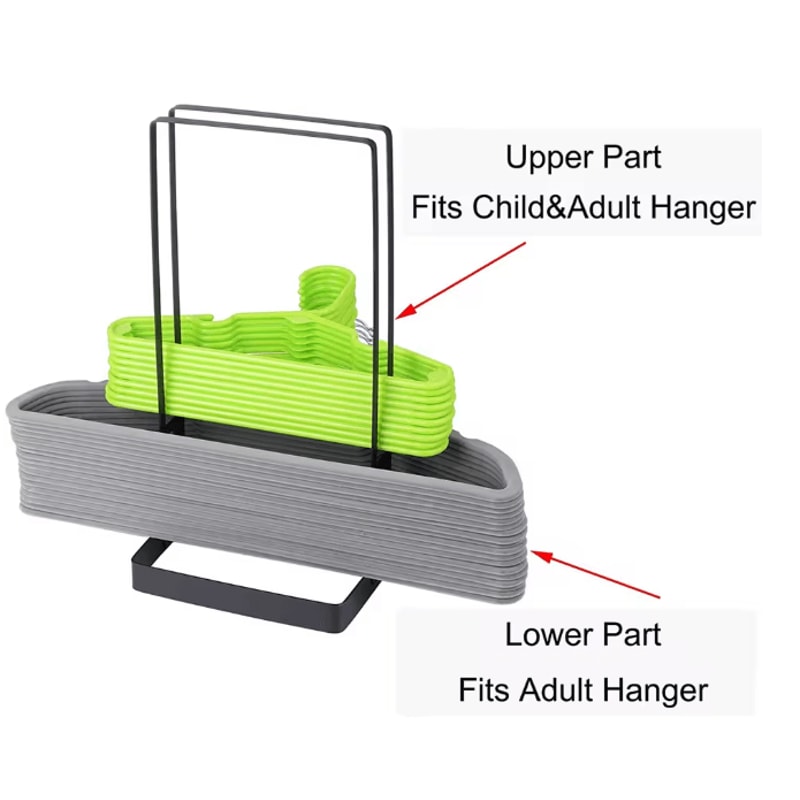 SpaceMax Hanger Stacker Rack Large Capacity Closet Organizer 1