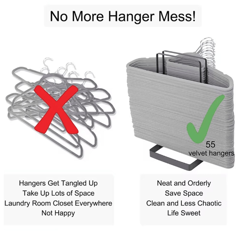 SpaceMax Hanger Stacker Rack Large Capacity Closet Organizer 2