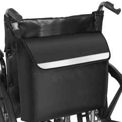 carecarry waterproof wheelchair bag large capacity reflective storage pouch