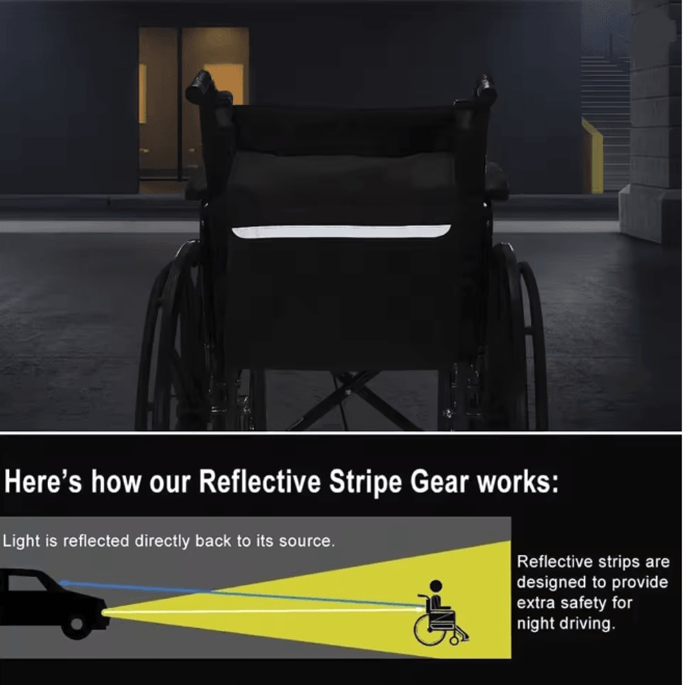 CareCarry Waterproof Wheelchair Bag Large Capacity Reflective Storage Pouch 2