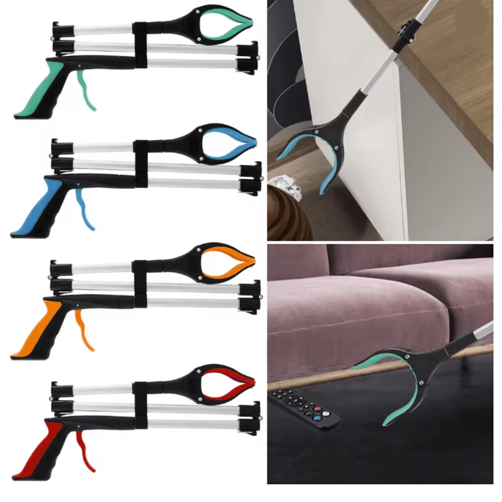 ReachEase Foldable Grabber Tool Non Slip Jaw Litter Pickup Stick 0