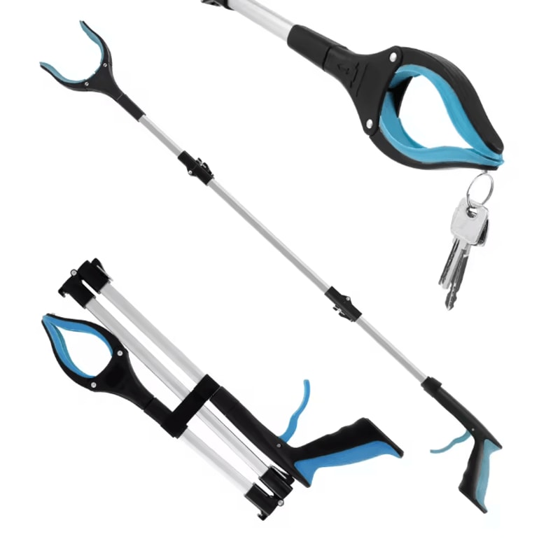ReachEase Foldable Grabber Tool Non Slip Jaw Litter Pickup Stick 5