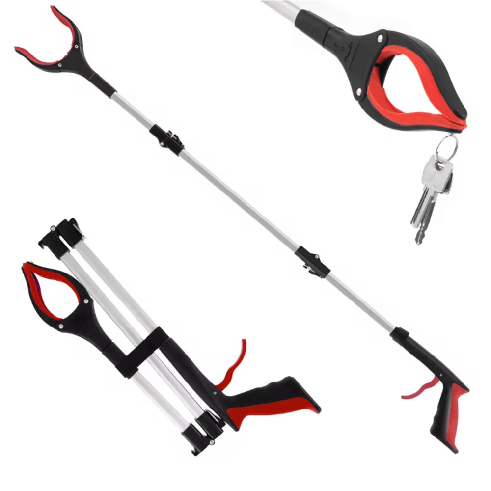 ReachEase Foldable Grabber Tool Non Slip Jaw Litter Pickup Stick 6