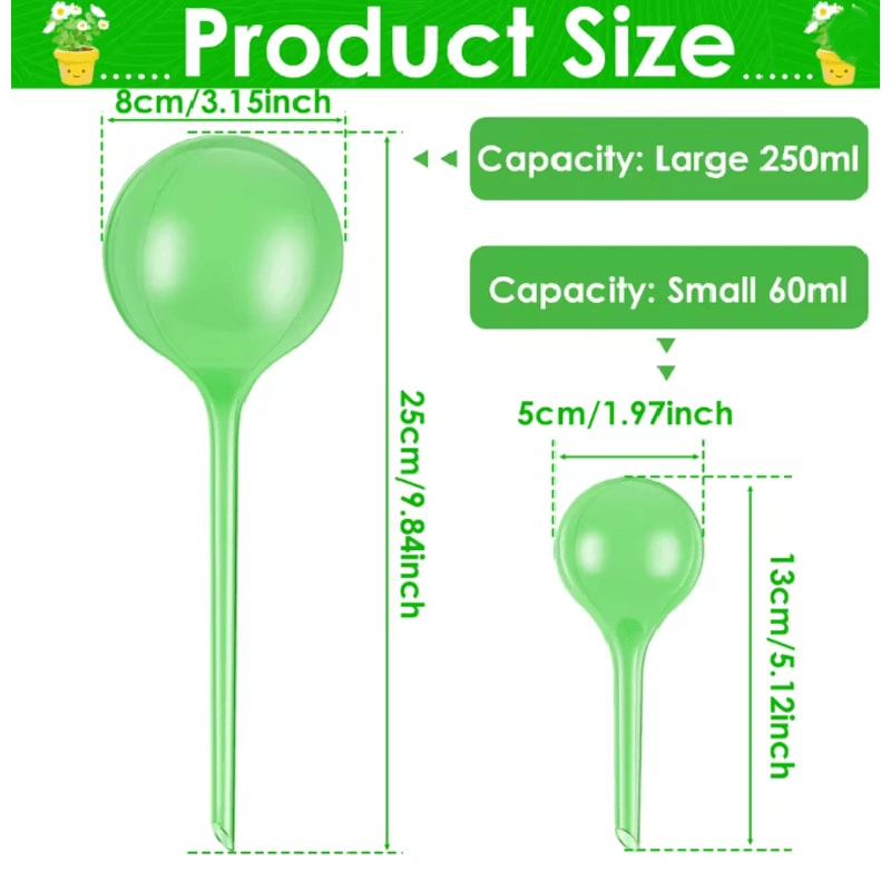 AquaBloom Automatic Plant Watering Bulbs Self Watering Globe System 3
