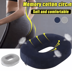 comfortring memory foam donut cushion tailbone and pressure relief seat pad