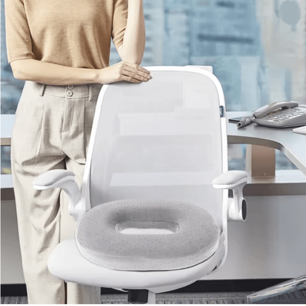 ComfortRing Memory Foam Donut Cushion Tailbone And Pressure Relief Seat Pad 1