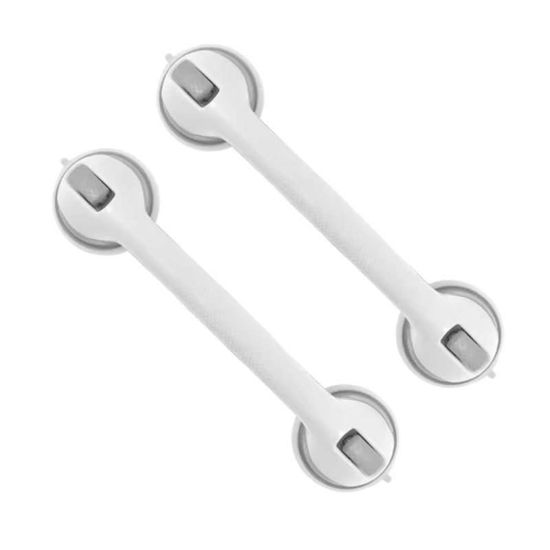 SafeGrip Suction Shower Grab Handles Non Slip Bathroom Safety Bars Set 5