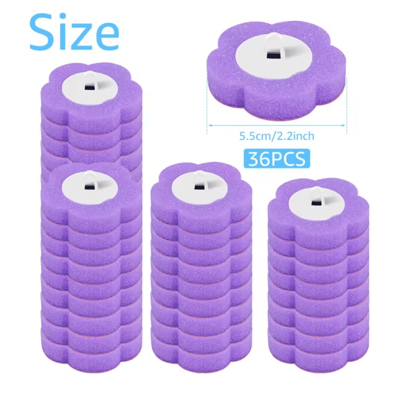 CleanEase Disposable Toilet Brush Cleaner Long Handle Bathroom Cleaning Kit 1