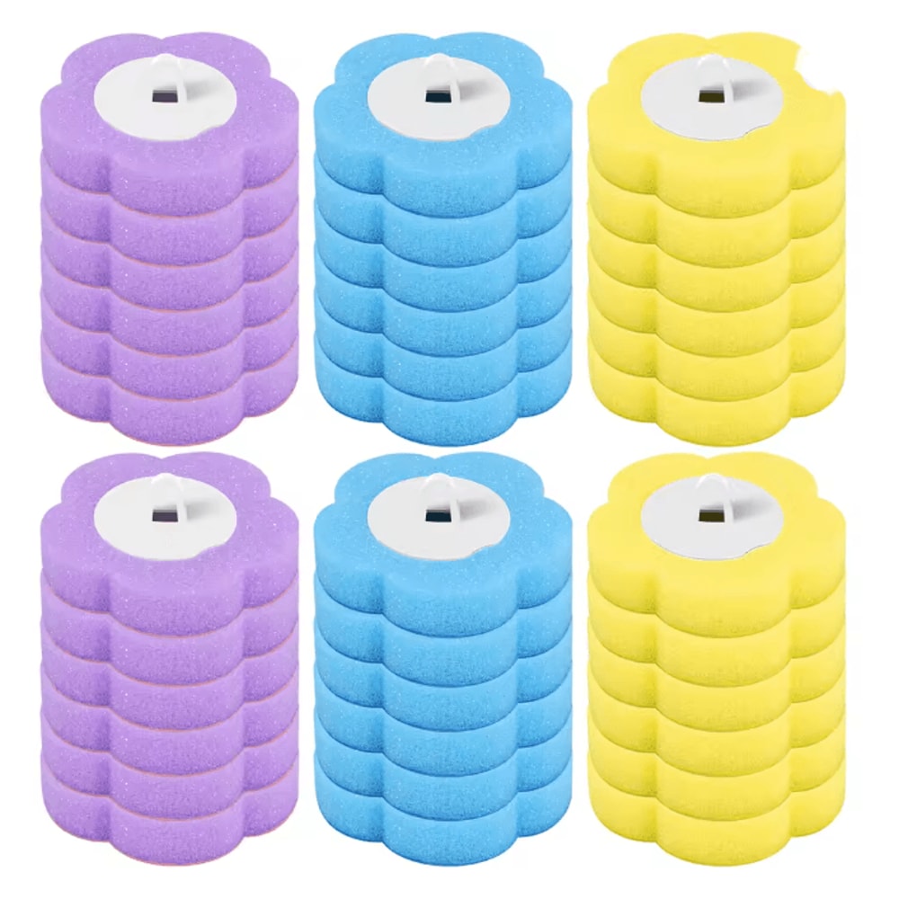 CleanEase Disposable Toilet Brush Cleaner Long Handle Bathroom Cleaning Kit 11