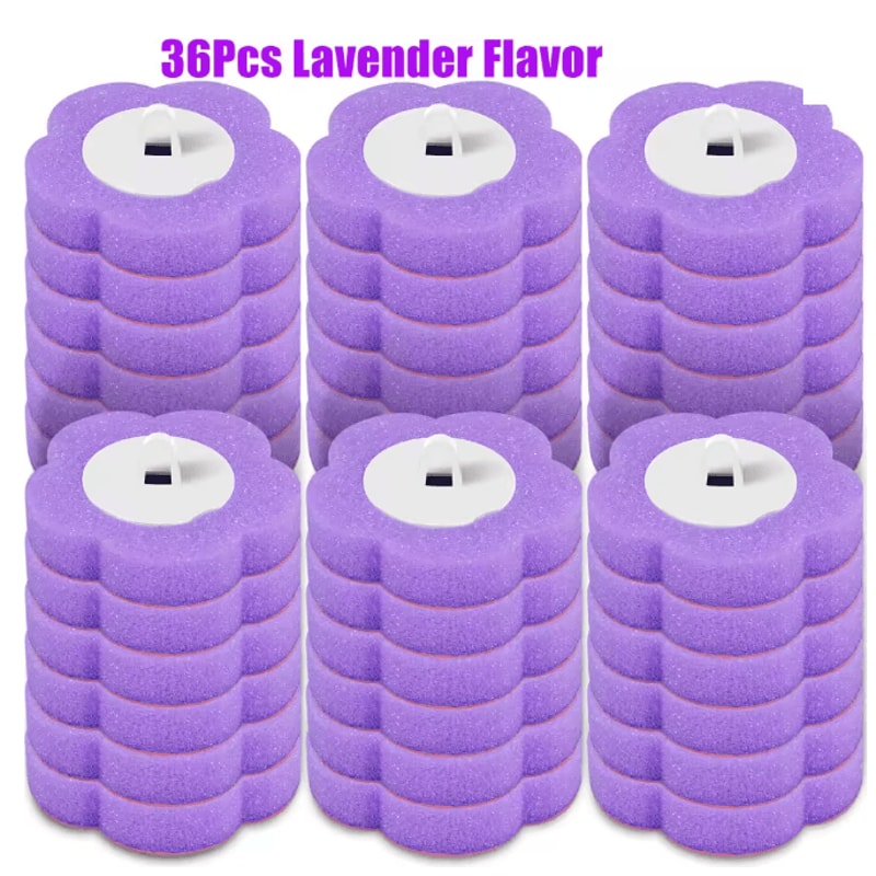 CleanEase Disposable Toilet Brush Cleaner Long Handle Bathroom Cleaning Kit 6