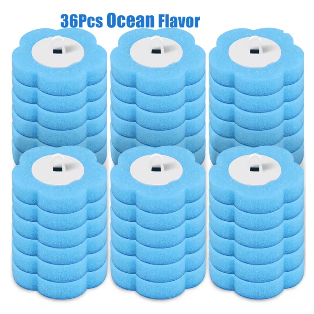 CleanEase Disposable Toilet Brush Cleaner Long Handle Bathroom Cleaning Kit 7