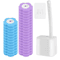 CleanEase Disposable Toilet Brush Cleaner Long Handle Bathroom Cleaning Kit 8