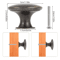 Vintage Bronze Cabinet Knobs Classic Drawer Pulls For Kitchen And Furniture 6