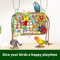 ForageFun Handmade Bird Foraging Toy For Parakeets And Small Parrots 2