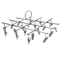 SpinDry Stainless Steel Sock Drying Rack With Windproof Clips 6