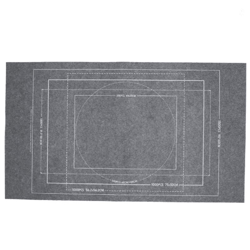 Felt Puzzle Mat Set Portable Jigsaw Puzzle Storage Mat 4