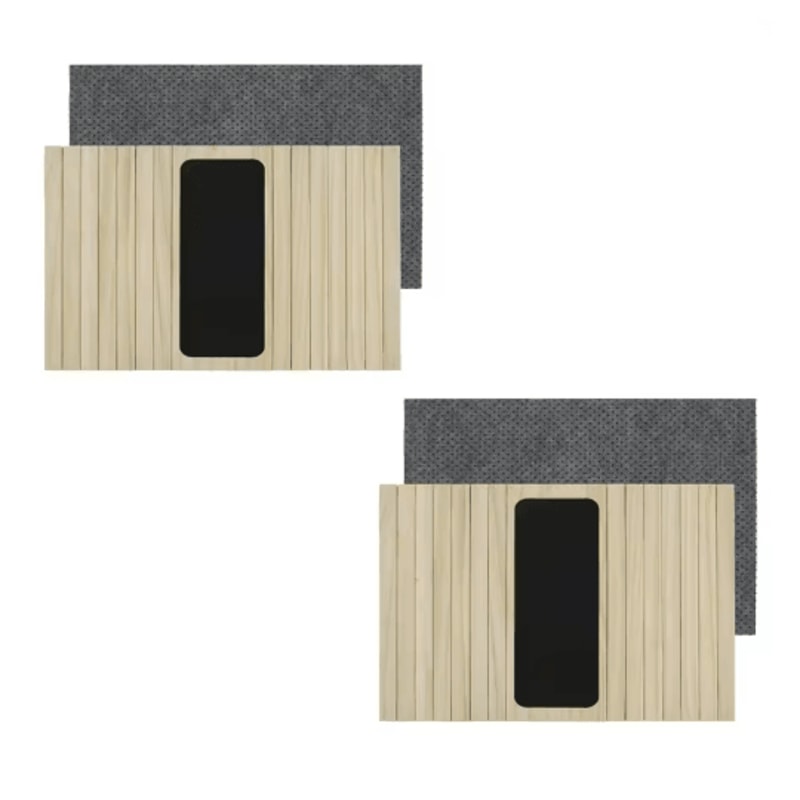 Foldable Wood Sofa Arm Tray Anti Slip Couch Arm Table 4